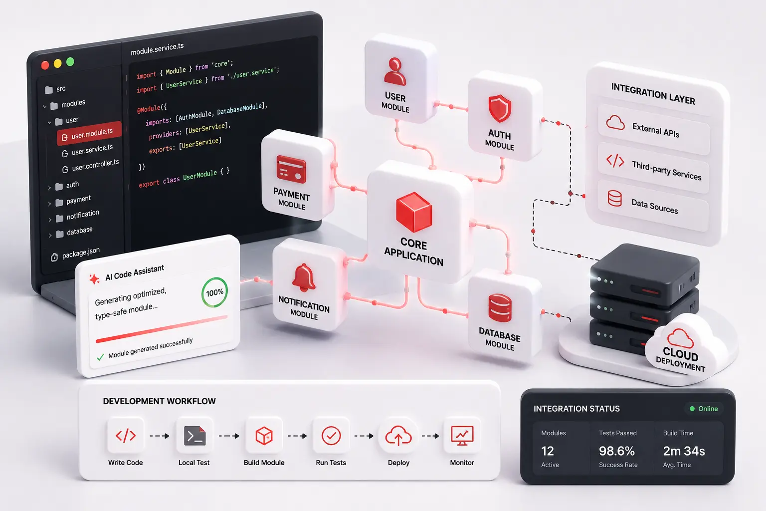 Module Development & Integration Code Workspace — Betadrix