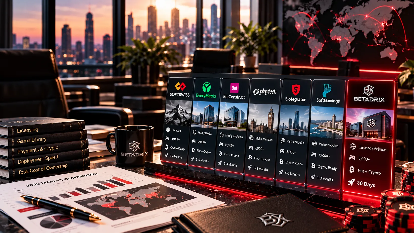 2026 comparison of the best white label casino software platforms — providers, licensing and deployment speed