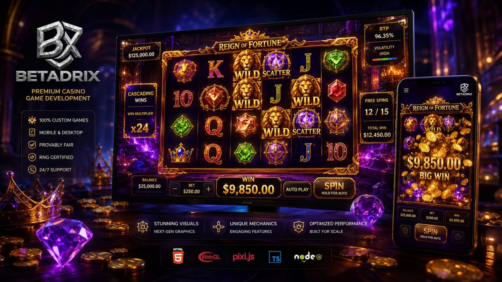 Custom Slot Game Development