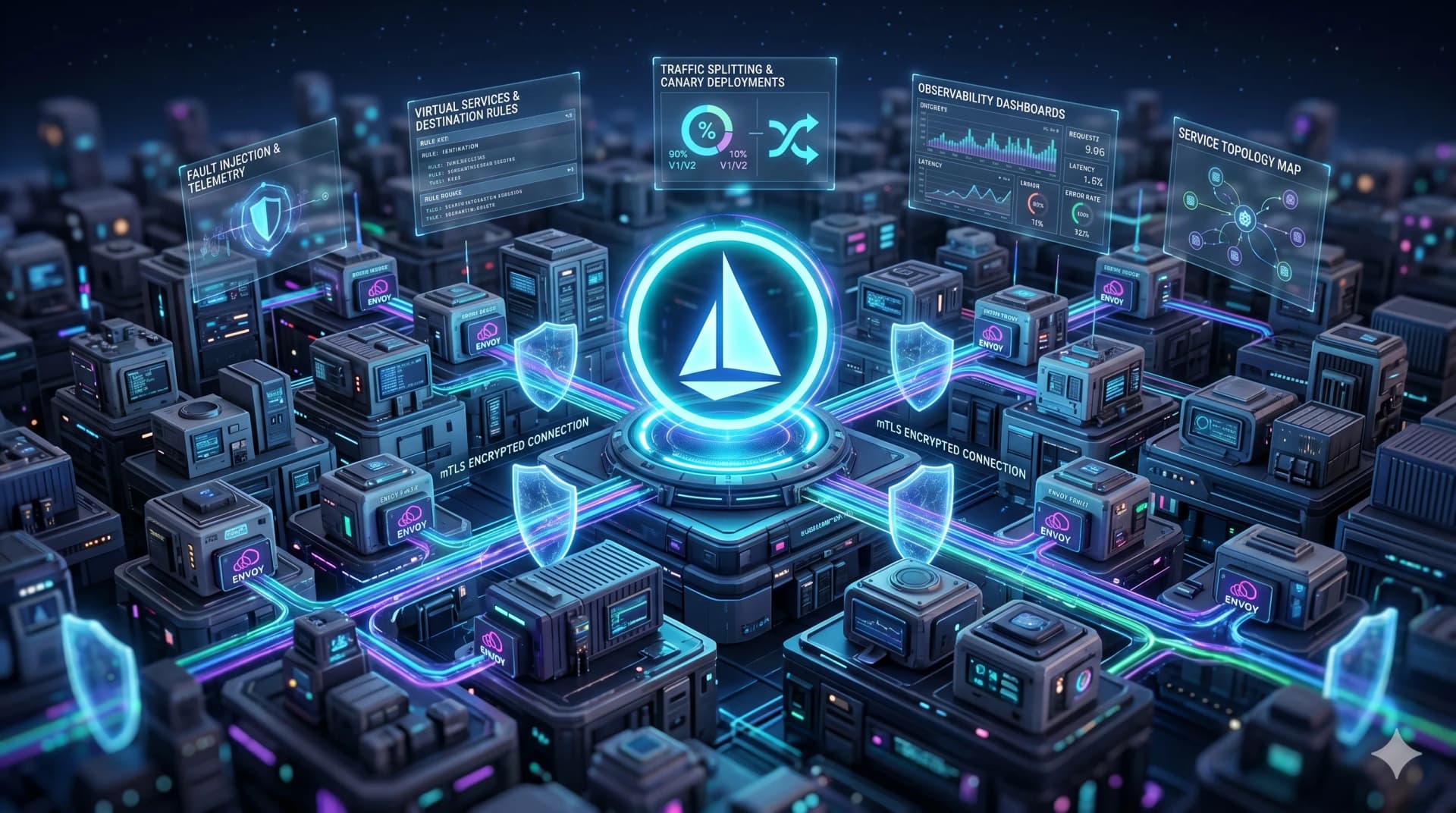 Microservices Communication: Setting Up Istio Service Mesh — Betadrix