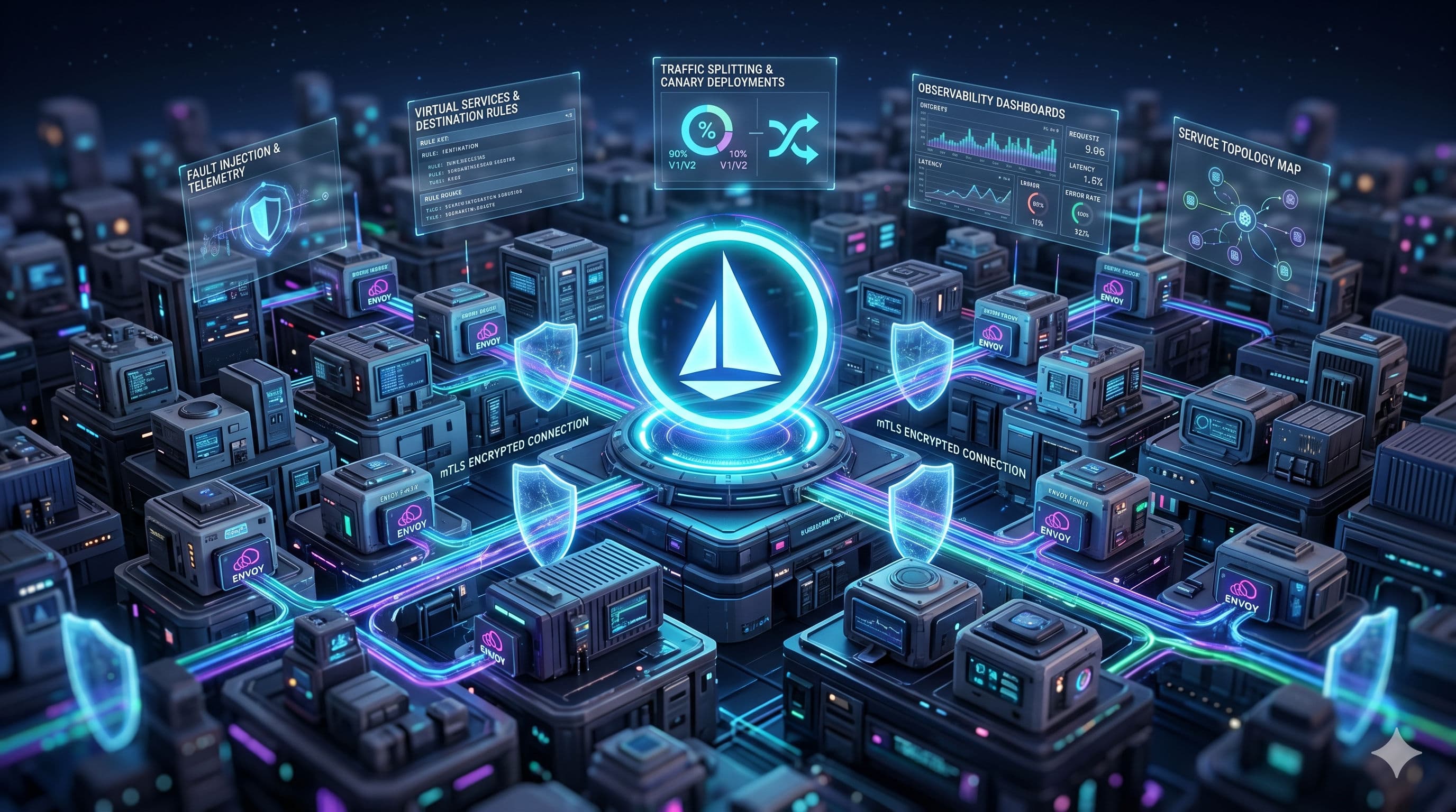 Microservices Communication: Setting Up Istio Service Mesh — Betadrix