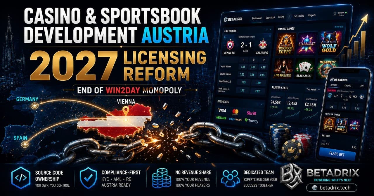 Casino & Sportsbook Development Services in Austria
