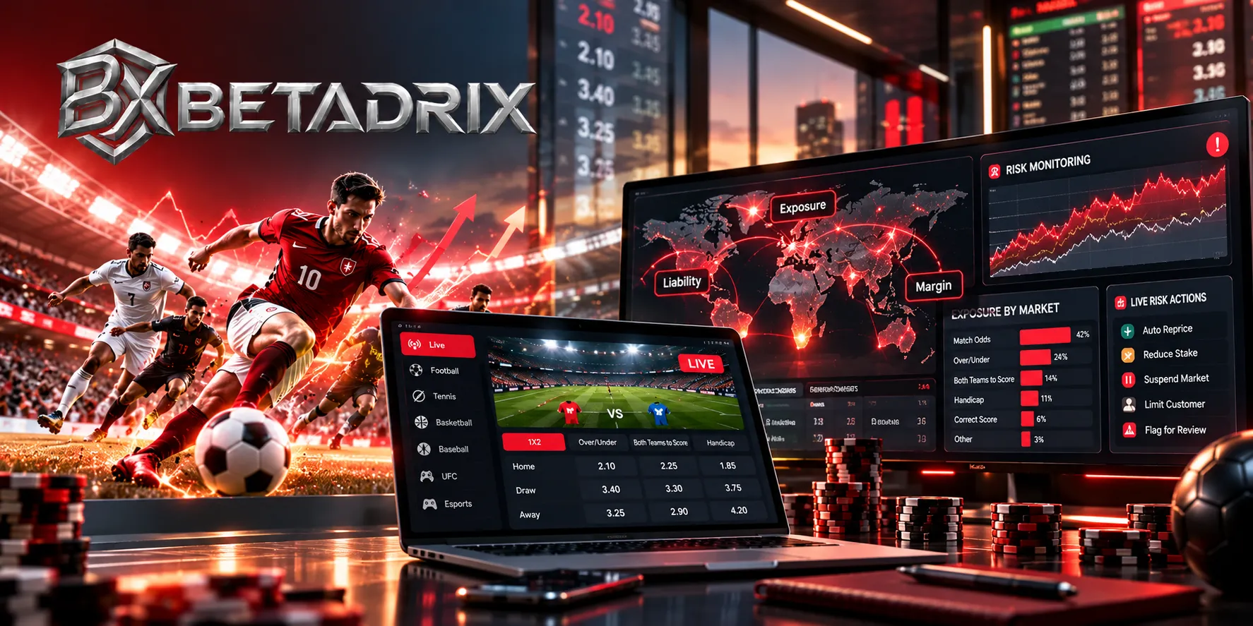 Sportsbook Risk Management System: How to Architect Liability, Exposure and Margin Control
